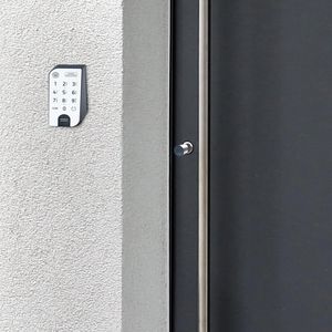 Produktbild für Smartes-Türschloss Burg-Wächter Entry Easy 7602 FP, mit Keypad