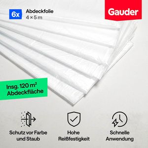Produktbild für Abdeckfolie Gauder 6 Stück