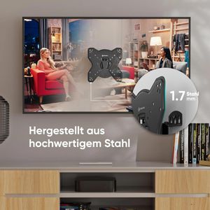 Produktbild für TV-Wandhalterung Onkron NP23-B, bis 35 kg