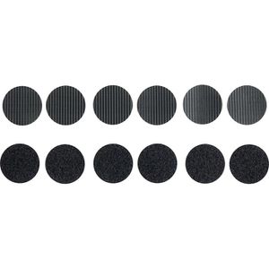 Velcro Klettpunkte VEL-EC60248 universal, selbstklebend, schwarz, 6 Paar,  Ø45mm – Böttcher AG