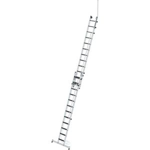 Seilzugleiter MUNK 40695, Arbeitshöhe 7m, mit Holm & Handlauf