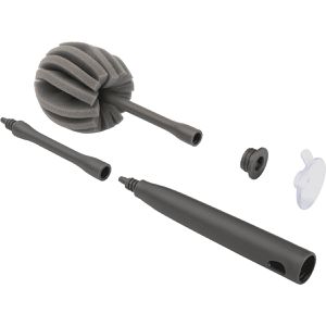 Produktbild für Flaschenbürste Metaltex Brush-Up breit, grau