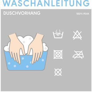 Produktbild für Duschvorhang Sealskin Clear, 180 x 200 cm