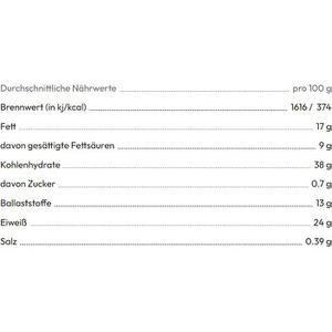 Produktbild für Proteinriegel KoRo Vegan, 15 Riegel