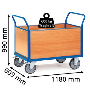 Produktbild für Transportwagen Fetra Vierwandwagen, 2551