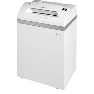 Aktenvernichter Intimus 100 CP4, 224151, weiß, mit Rollen