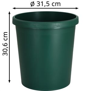Produktbild für Papierkorb Helit H6405852, the green german, grün