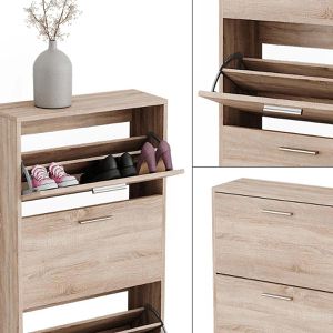 Produktbild für Schuhschrank Vicco Gizmo, sonoma eiche