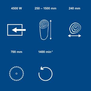 Produktbild für Wippsäge Scheppach HS720, 4500 W, 400 V