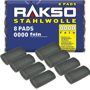 Produktbild für Stahlwolle RAKSO 010880, Pads, fein 0000