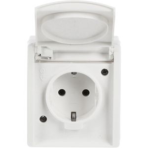 Produktbild für Steckdose Busch-Jaeger Ocean 20 EW-54, IP44, Aufputz