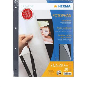 Produktbild für Fotokarton Herma 7577 Fotophan, 23 x 29,7cm