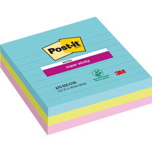Produktbild für Haftnotizen Post-it Super Sticky Cosmic, bunt
