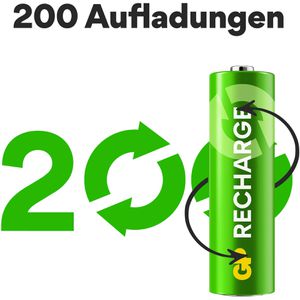 Produktbild für Akku GP Batteries ReCyko 1,2 V, 2100 mAh