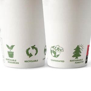 Produktbild für Trinkbecher Biozoyg DHD04423, weiß