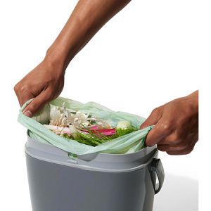Produktbild für Mülleimer OXO Good Grips, Komposteimer, grau