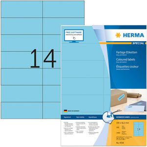 Produktbild für Universaletiketten Herma 4558, Special, blau