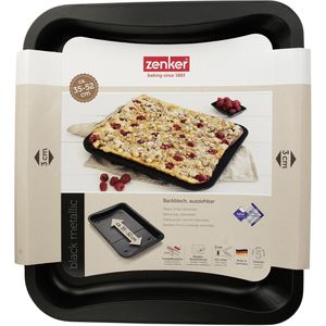 Produktbild für Backblech Zenker Black Metallic, schwarz, aus Stahlblech
