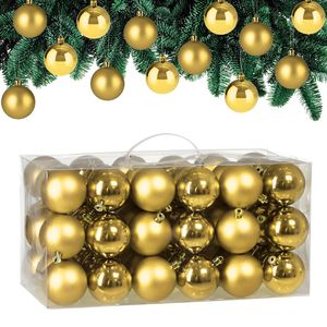 Weihnachtskugeln Deuba 102108, gold