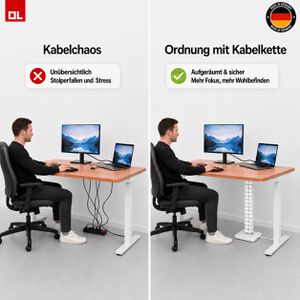 Produktbild für Kabelführung Oskar-Lehmann KUBA Slim Line, zum Anschrauben