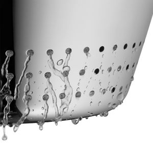 Produktbild für Seiher WMF Gourmet 0647479990, mit 2 Griffen, aus Edelstahl