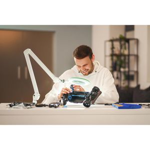 Produktbild für Lupenleuchte Lumeno Lambda M, 127 mm Glaslinse, dimmbar, LED