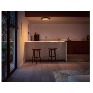 Produktbild für LED-Panel Philips-Hue Aurelle, schwarz, Ø 40 cm