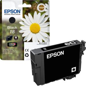 Tinte Epson 18 C13T180140 Gänseblümchen, schwarz