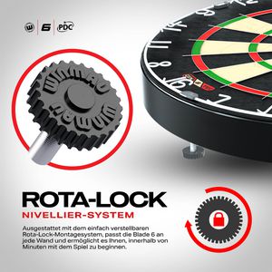 Produktbild für Dartscheibe WINMAU Blade 6 Set, PDC Zertifizierung