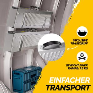 Produktbild für Auffahrrampe Monzana 108532, aus Stahl, 2 Stück