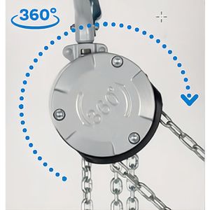 Produktbild für Kettenzug Planeta PAC360 0,5, G10481, Mini-Alu-Flaschenzug
