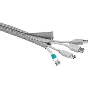 Produktbild für Kabelschlauch Goobay 51916, grau