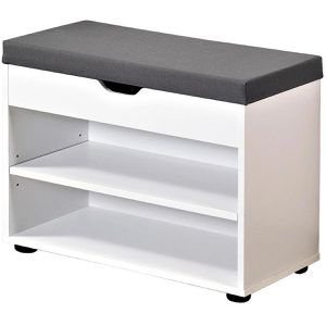 Produktbild für Schuhbank Kesper 15914, weiß, aus Holz