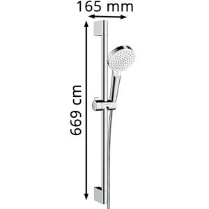 Produktbild für Brausegarnitur hansgrohe Crometta Vario, verchromt