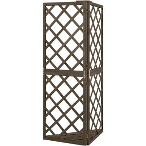 Produktbild für Rankgitter vidaXL 316408, grau, freistehend