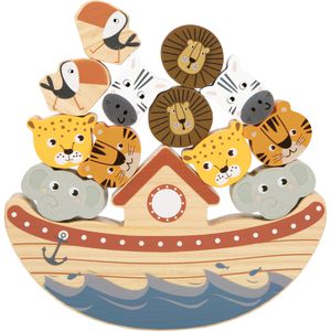 Motorikspielzeug small-foot 12229, Balancierspiel Arche Safari