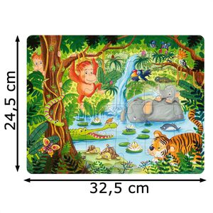 Produktbild für Puzzle Ravensburger 06171, Dschungelbewohner