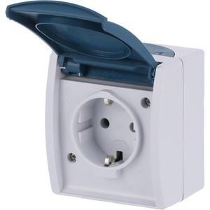 Steckdose Busch-Jaeger Ocean 20 EW-53, IP44, Aufputz