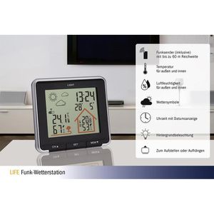 Produktbild für Wetterstation TFA 35.1153.01 LIFE, Funk, digital
