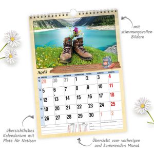 Produktbild für Bildkalender Trötsch 2027201, Classickalender Rentner, 2027