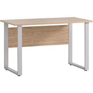 Produktbild für Schreibtisch Möbelpartner Antero, eiche / silber