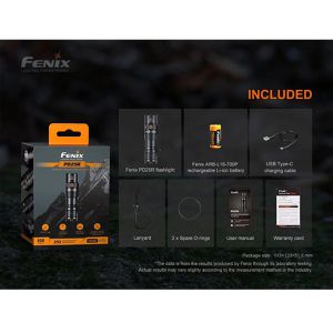 Produktbild für Taschenlampe Fenix PD25R, LED, aufladbar