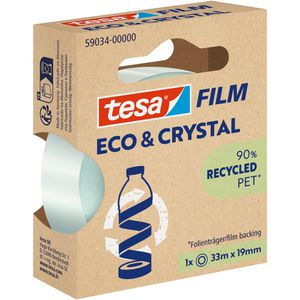 Klebeband Tesa 59034, Eco & Crystal, 19mm x 33m