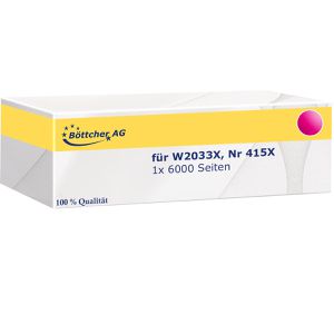 Produktbild für Toner Böttcher-AG für HP 415X, W2033X
