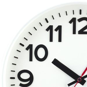 Produktbild für Wanduhr Eurotime 53821-00, Kunststoff, analog, Funkuhr