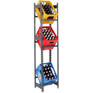 Getränkekistenregal PROREGAL Big Camel, für 3 Kisten