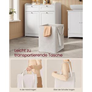 Produktbild für Badschrank Vasagle BBC751W01, weiß