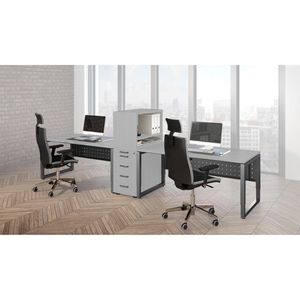 Produktbild für Aufsatzschrank Hammerbacher SCA1, lichtgrau