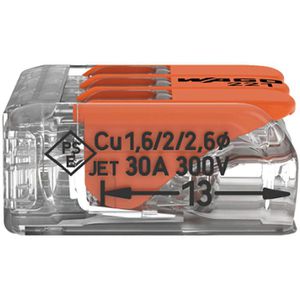 Produktbild für Verbindungsklemme Wago Compact, 221-613, 3 Leiter
