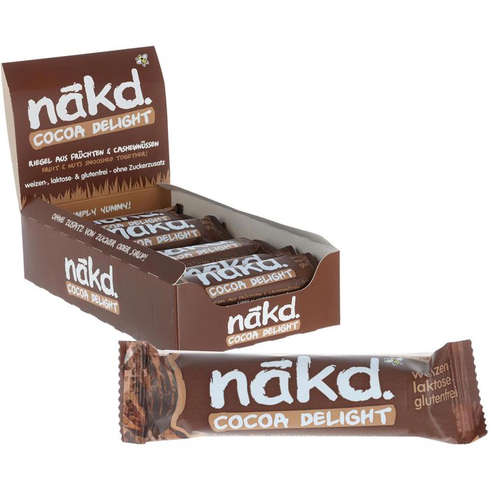 Nakd Müsliriegel Cacao Delight, je 35g, 18 Riegel – Böttcher AG